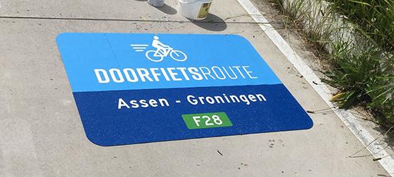 PREMARK™ on Dutch cycling route 