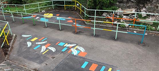 DecoMark™ brightens up the paths to Scottish attraction