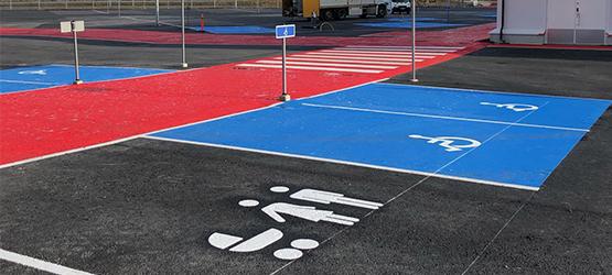 Effective and safe parking area in Finland