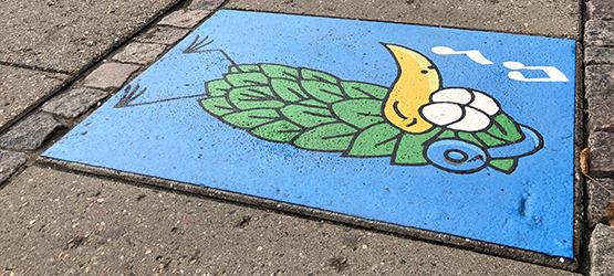 Mini street art route makes walking fun