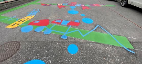 DecoMark™ drawings in Tornparken  