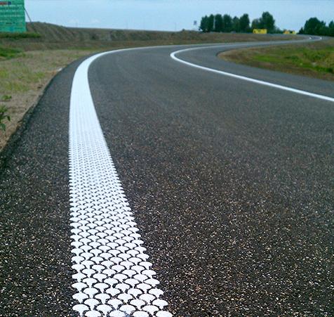ViziSpot Type II structured marking for road edges