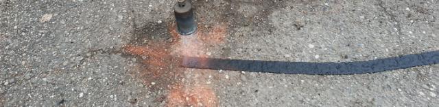 Overbanding - Fast and effective crack sealer