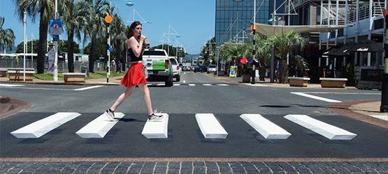 Striking 3D crossing in New Zealand