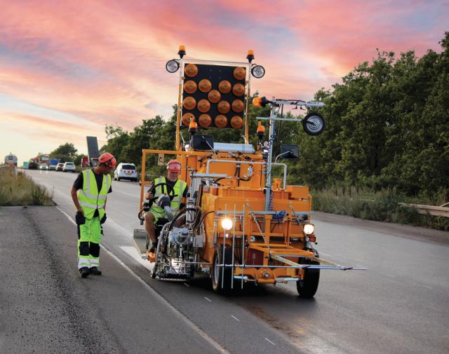 Road markings save lives