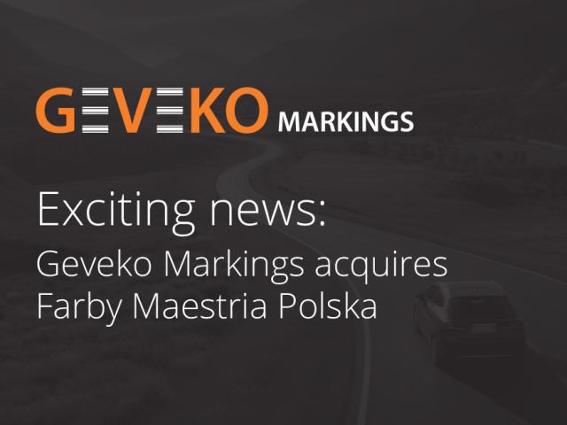 Geveko Markings acquires Farby Maestria Polska