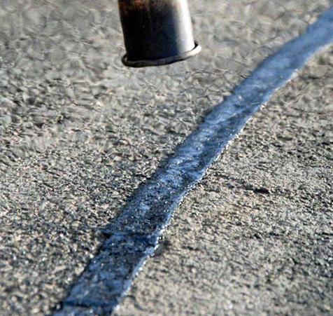 Heating BandFill to fill road cracks