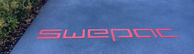 Commercial area branding to promote your image with our preformed thermoplastic material