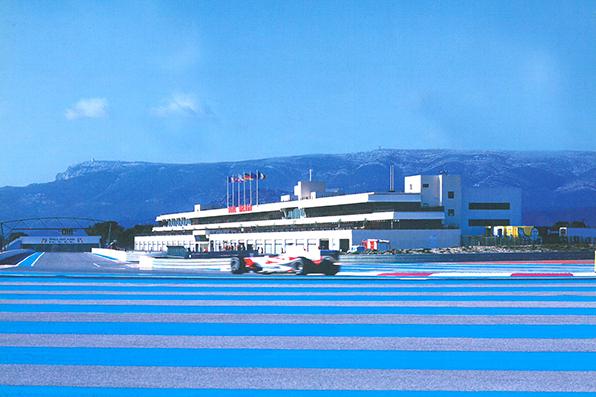RaceLine paint on Paul Ricard circuit
