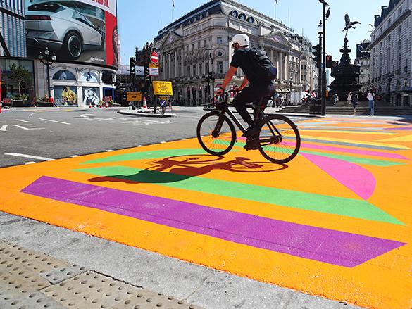 Create colourful crossing with our preformed material