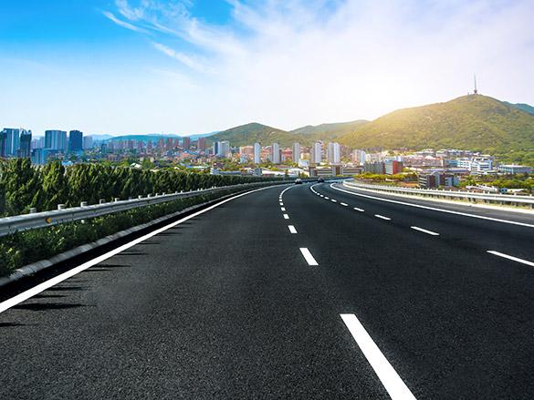 Regulatory traffic marking for highways